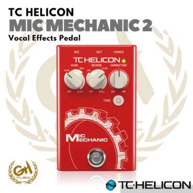 TC HELICON MIC MECHANIC 2 Vocal Effects Stompbox Pedal | Efek Vokal