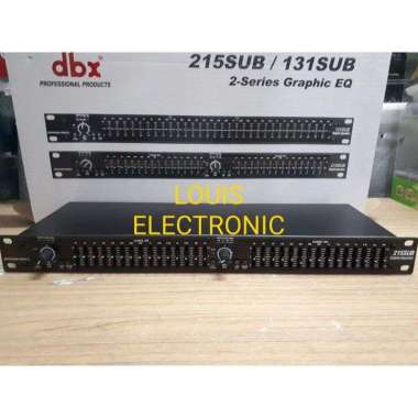 Equalizer DBX 215SUB DBX215 SUB DBX 215 SUB Output Subwoofer Ekualiser Equaliser
