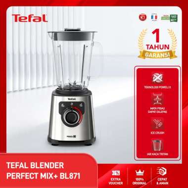 Tefal Blender Perfect Mix+ BL871/ Blender Kaca 2 Liter / Penghalus Bumbu Kecepatan Tinggi