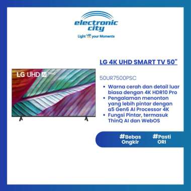 LG 50 Inch 4K UHD Smart TV - 50UR7500PSC