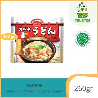 Omoide Carbonara Udon / Mie Udon Instan Saus Carbonara Halal 260gr