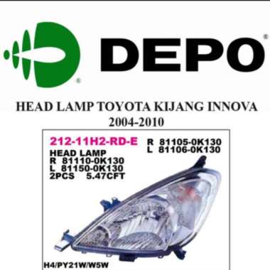 Lampu Depan Head Lamp Innova 2004 2005 2006 2007 2008 2009 Kiri - Kanan
