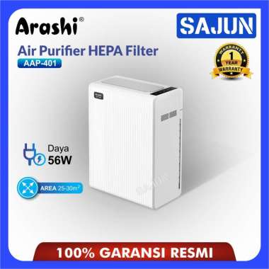 Arashi Air Purifier AAP401 With HEPA Filter + UVC AAP-401