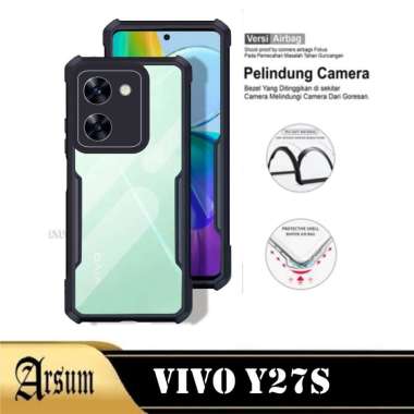 Case Shockproof VIVO Y27S NFC Softcase Terbaru Silikon Ponsel Transparan Camera Protect VIVO Y27S