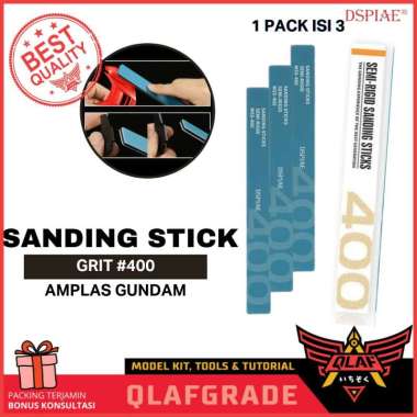 Sanding stick 400 isi 3pcs MSS-400 Semi-Rigid Sanding Sticks dspiae
