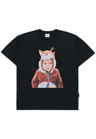 Tシャツ・カットソー ACME DE LA VIE MY NAME IS FUZZY RABBIT SHORT SLEEVE 4BUK064 24SS] MY NAME IS FUZZY RABBIT SHORT SLEEVE T-SHIRT BLACK
