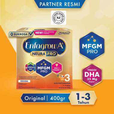 Enfagrow A+ Tahap 3 kemasan 400 gr RASA ORIGINAL