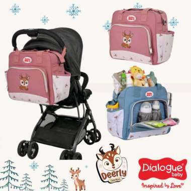 Dialogue Baby Tas Bayi Besar Deerly Series TB Deerly Pink