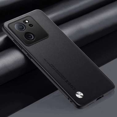 CASING XIAOMI 13T CASE XIAOMI 13T SLIM LEATHER PREMIUM XIAOMI 13T Hitam