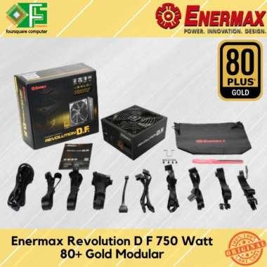 Enermax Revolution DF 750 Watt 80 Plus Gold Modular | PSU 750W 80+