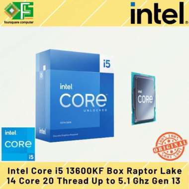 Intel Core i5 13600KF Box 14 Core Up to 5.1 Ghz Raptor Lake Gen 13