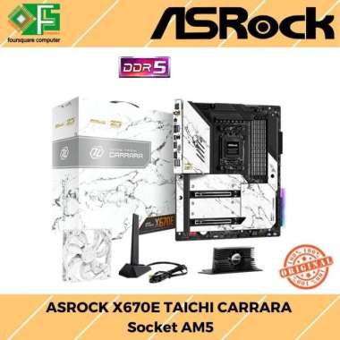 ASRock X670E Taichi - Motherboard E-ATX AMD X670E dengan Socket AM5 dan DDR5-SDRAM 128GB