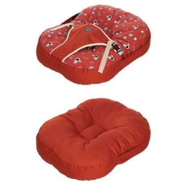 Siya✨Free Bubblewrap Sofa Bayi Jumbo 3In1 Dialogue Moru Motto Sofa Planet Series Merah