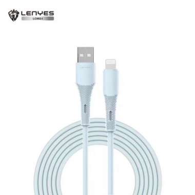 Lenyes LC992 kabel data fast charging 2.4A universal sync 1m original Type C Putih