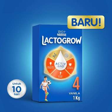 Lactogrow 4 Susu Pertumbuhan Anak (3-5 Tahun) 1kg - 1 kg Vanilla
