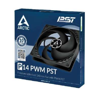 Arctic P14 PWM PST Single Pack | Fan Casing 14 cm | Fan Case 14cm Hitam