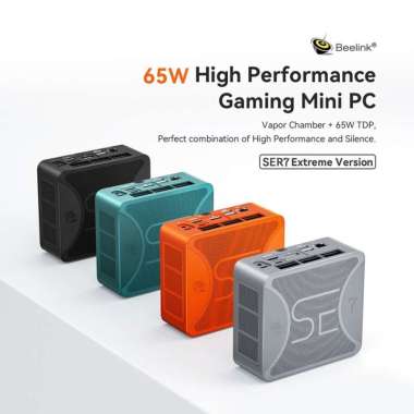 Beelink SER7 AMD Ryzen7 7840HS 32/1TB HDMI RDNA3 WiFi6 Windows 11 Pro