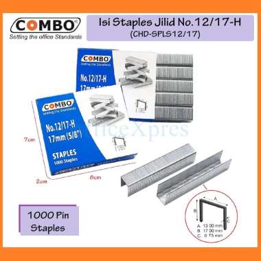Isi Staples Jilid No.12/17 / Isi Hekter Jilid / Isi Stapler Jilid 1217 / Staples Jilid