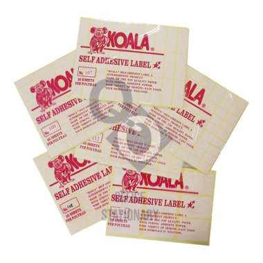 Kertas Sticker Label Koala 103, 107, 108, 109, 111, 121 107