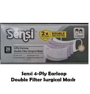 SENSI 4 ply Masker Original Double Filter Surgical Mask Earloop Packing Standar
