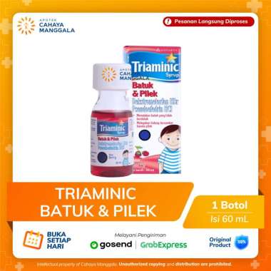 TRIAMINIC BATUK DAN PILEK SIRUP 60 ML