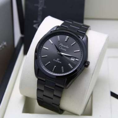 Jam Tangan Pria Alexandre Christie AC 8656 Classic Steel Original Garansi Resmi 1 Tahun BLACK LIST S