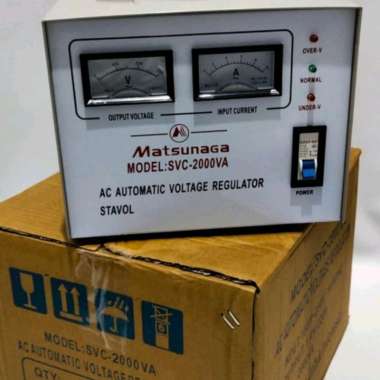 Stabilizer Listrik MATSUNAGA 2000Wat 2000VA 2000Watt