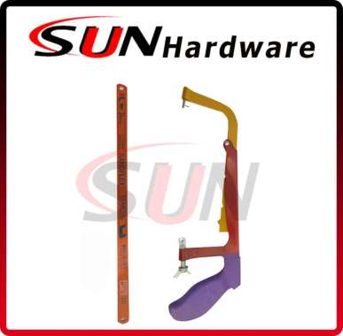 1 Set Gergaji Besi Mata Bahco Sandflex Plus Gagang Stang Hacksaw Pipa Kayu 1 Set Gergaji besi
