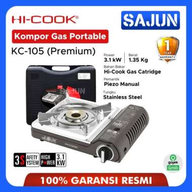 HI-COOK KOMPOR GAS PORTABLE KC-104 CLASSIC KC-105 PREMIUM PREMIUM