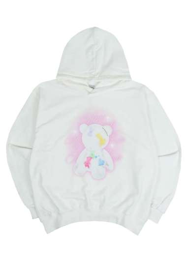 [ADLV] Acmedelavie Clear Bear Cream Hoodie 2