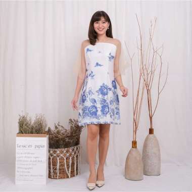 EF643 DRESS BATIK SATIN LACE MODERN TRENY PREMIUM#PARTY DRESS BATIK#MINI DRESS BATIK SERAGAM KANTOR#