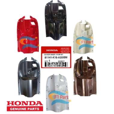 COVER INNER LEGSHIELD ORI AHM DEK KUNCI SCOOPY FI 2013 2016 COKLAT TUA - SEAESAW Cokelat