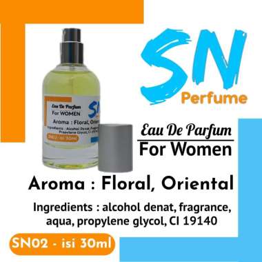 SN Parfum cewek original aroma Floral Oriental - murah tahan lama - 30ml - SN02