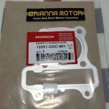 GASKET CYLINDER HEAD BEAT FI VARIO 110 FI - SCOOPY FI SPACY FI ORI HONDA 12251 GGC 901