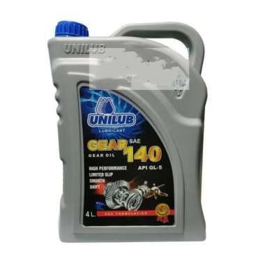 UNILUB GEAR SAE 90 / 140 OLI GARDAN TRANSMISI MANUAL - 4 LITER Sae 140 - 4 liter