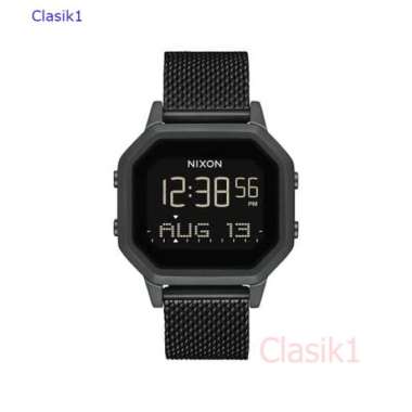 Original 100%!! Nixon Siren Milanese A1272001 All BLACK Original UNISEX