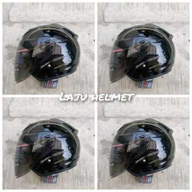 helm nhk r6 solid S black glossy M