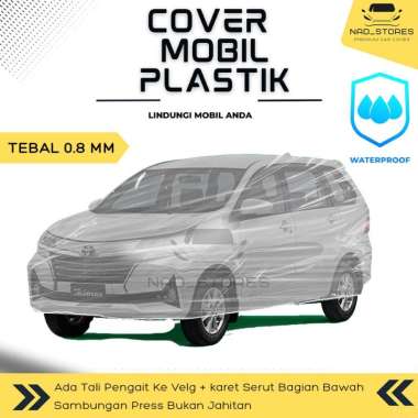 Sarung Mobil Avanza Plastik Body Cover Mobil Avanza Transparan bening xenia rocky raize plastik avan