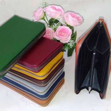 VERISH DOMPET SLETING WANITA KULIT SAPI ASLI DOMPET PANJANG KULIT ORIGINAL DOMPET PAPIRUT WANITA Hij