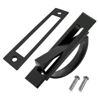 Tatami Hidden Handle Tanam Invisible Model Putar Pintu Laci lemari Hitam