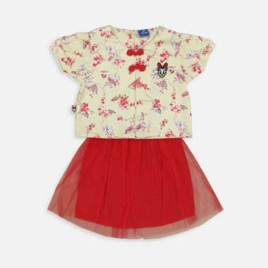 Set anak/ crop top satin and mini dress tulle/ Daisy Little Star 6