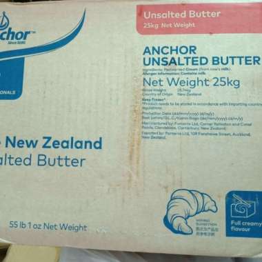 Unsalted Butter Anchor 25kg (khusus )