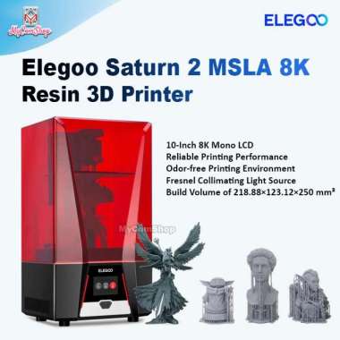 ELEGOO SATURN 2 MSLA RESIN 3D PRINTER 10 INCH 8K MONO LCD