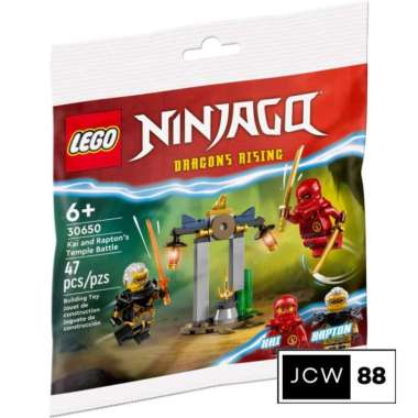 Lego 30650 Ninjago Polybag Kai and Rapton's Temple Battle - Mainan anak Ninjago multi