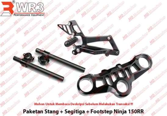 Paket Stang+Segitiga+Preload Wr3 Kawasaki Ninja 150 Rr / Ninja 150 R Sale Non Preload