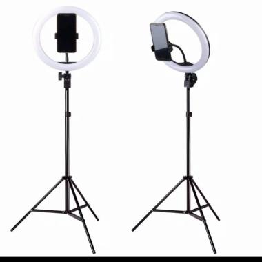 Tripod ring light 2m Lampu Makeup Lampu Selfie Lampu Vlog 100 % ORIGINAL Multicolor