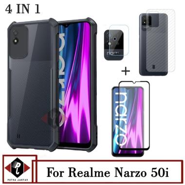 Case Realme Narzo 50i Anti Gores Layar Free Camera & Garskin