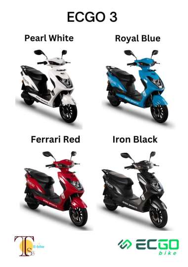 ECGO 3 Motor Listrik Putih