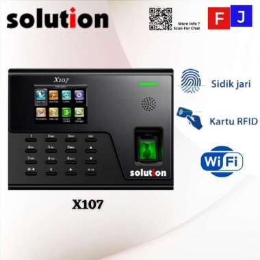 Mesin Absensi dan Akses Kontrol Pintu Sidik Jari Solution X107