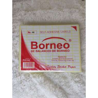 Label Harga BORNEO No. 112